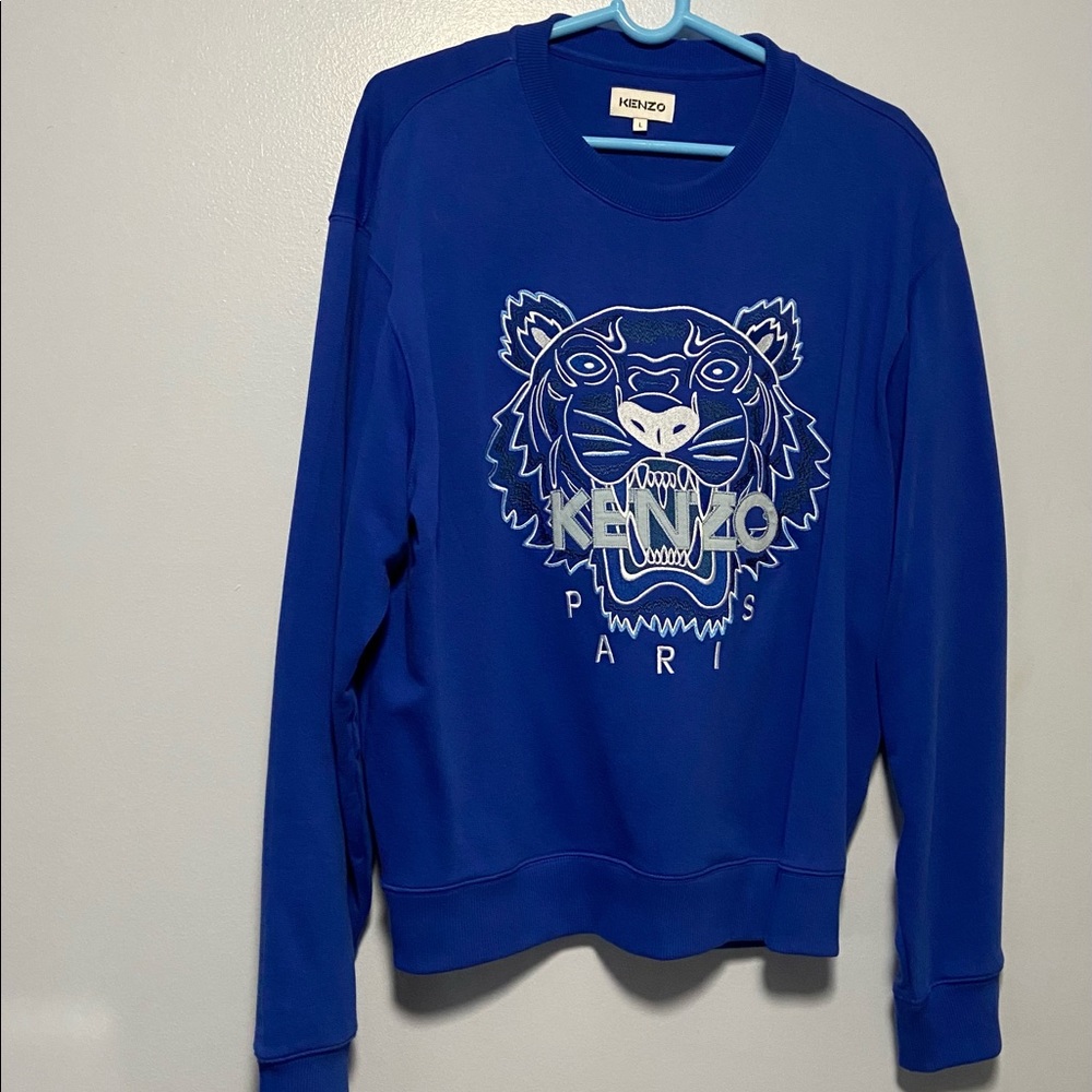 Kenzo embroidered tiger logo sweatshirt